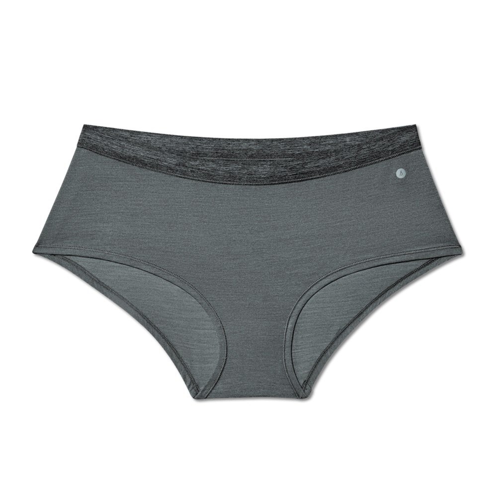 Allbirds Women's Trino® Shortie - Briefs Dark Grey - ZPB754832